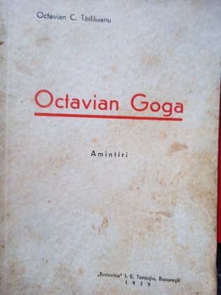 Octavian Goga, amintiri