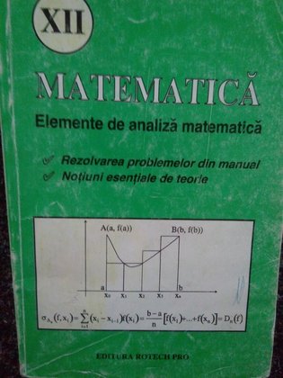 Elemente de analiza matematica