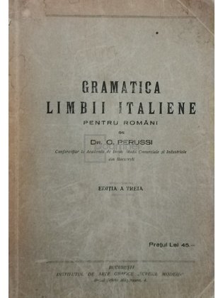 Gramatica limbii italiene pentru romani