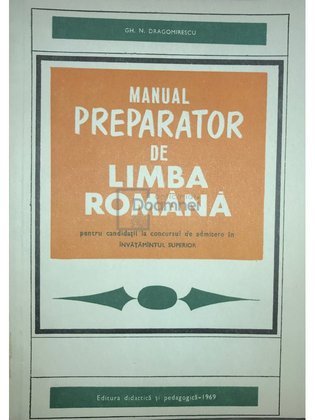 Manual preparator de limba română