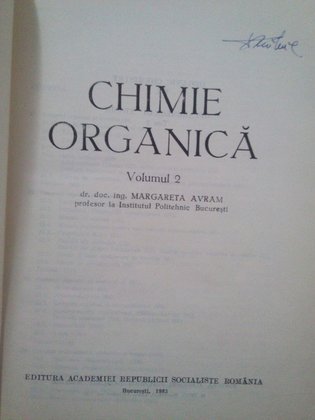 Chimie organica, vol. 2