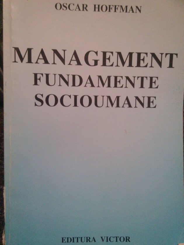 Management fundamente socioumane