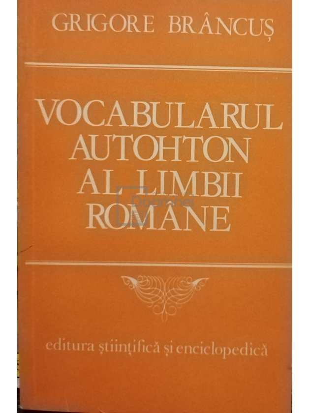 Vocabularul autohton al limbii romane
