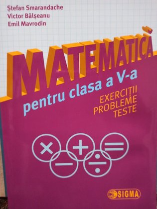 Matematica pentru clasa a Va