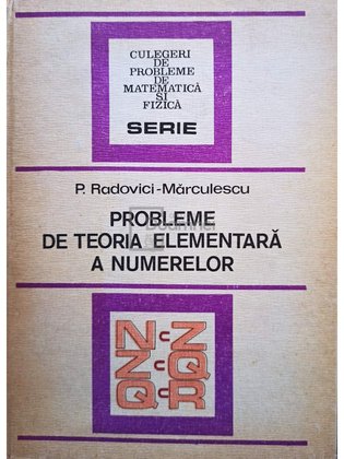 P. Radovici-Marculescu - Probleme de teoria elementara a numerelor