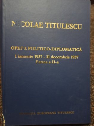 Opera politico-diplomatica, partea a II-a