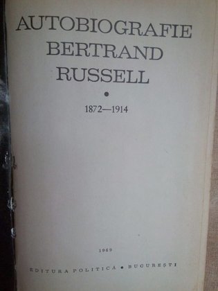 Autobiografie Bertrand Russell