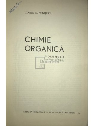 Chimie organică, vol. 1 (ed. VI)