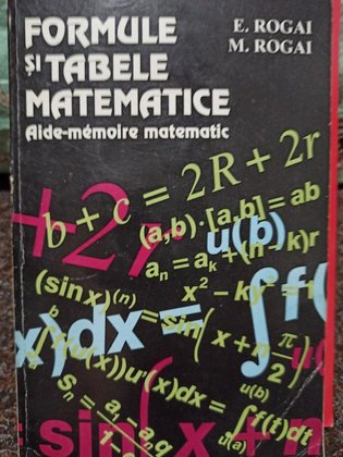 Formule si tabele matematice