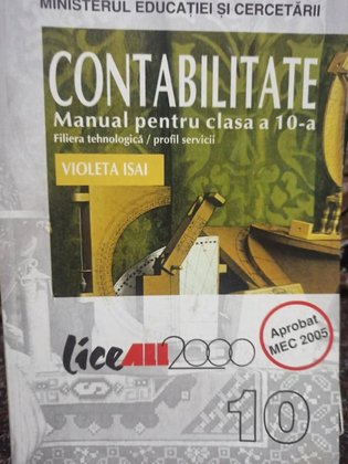 Contabilitate - Manual pentru clasa a 10a