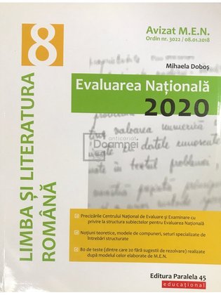 Limba și literatura română - Evaluarea Națională 2020