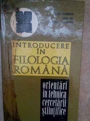 Introducere in filologia romana