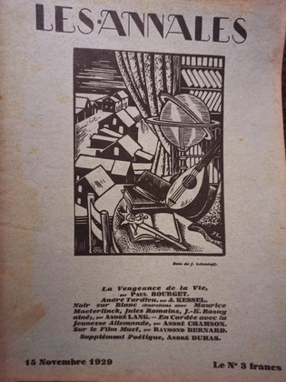 Les annales politiques et litteraires, nr. 3, 15 Novembre 1929