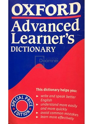 Oxford Advanced learner's dictionary