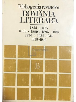 Bibliografia revistelor România Literară