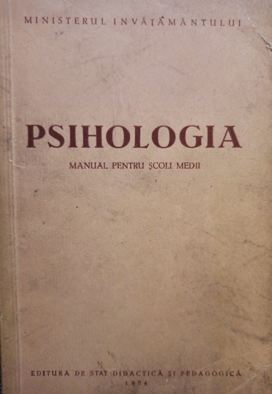 Psihologia - Manual pentru scoli medii