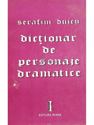 Dictionar de personaje dramatice