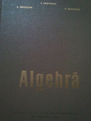 Algebra (dedicatie lui Ion Colojoara)