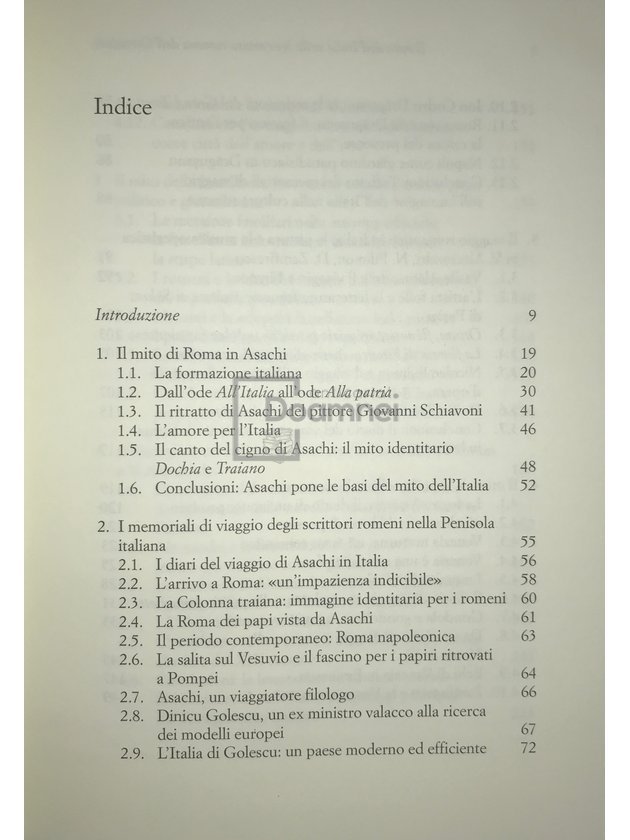Il mito dell'Italia nella letteratura romena dell'Ottocento (dedicație)