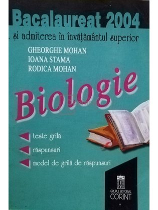 Biologie - Bacalaureat 2004