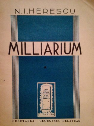 Milliarium, vol. I