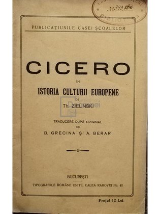 Cicero in istoria culturii europene