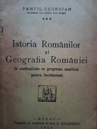 Istoria romanilor si geografia romaniei