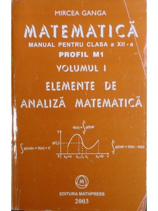 Matematica - Manual pentru clasa a XIIa