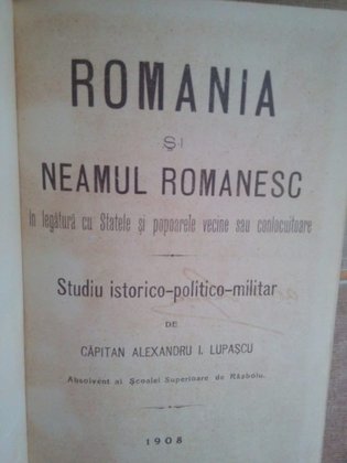 Romania si neamul romanesc