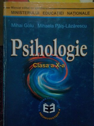 Psihologie. Clasa a X-a