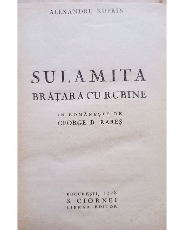 Sulamita - Bratara cu rubine