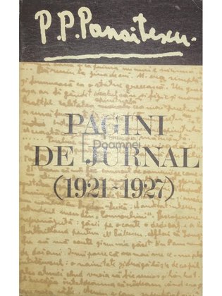 Pagini de jurnal (1921-1927)