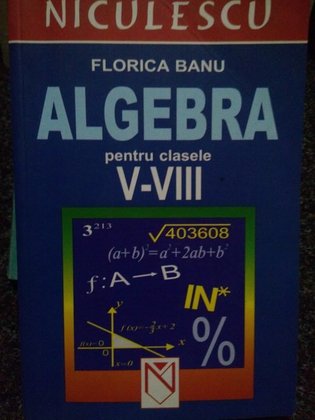 Algebra pentru clasele VVIII