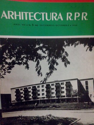 Arhitectura RPR, anul VIII, nr. 5 (66)