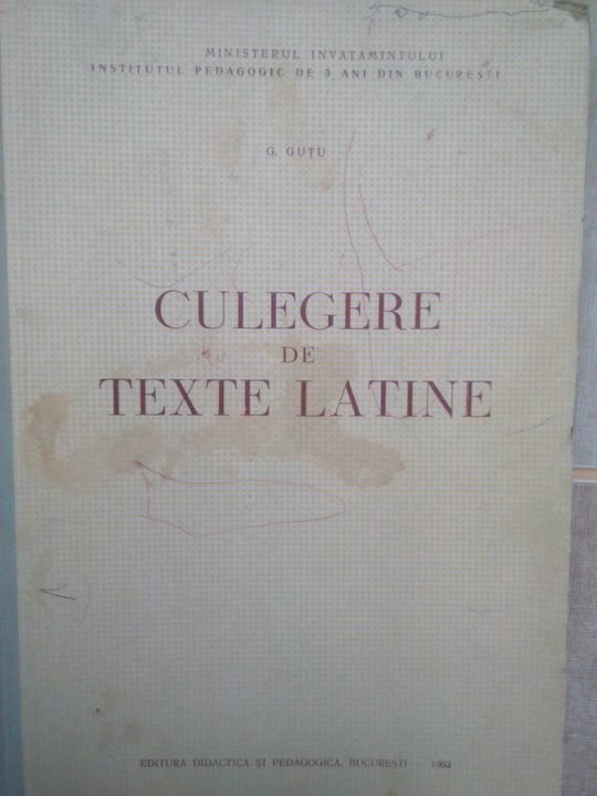 Culegere de texte latine