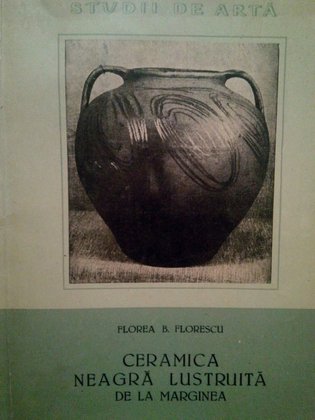 Ceramica neagra lustruita de la marginea (semnata)