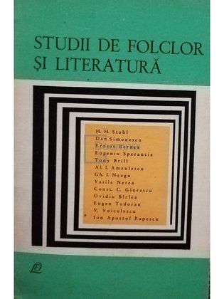 Studii de folclor si literatura