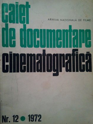 Caiet de documentare cinematografica, nr. 12