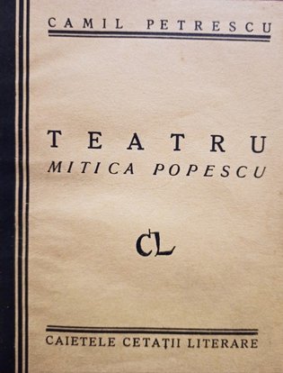 Teatru - Mitica Popescu (semnata)