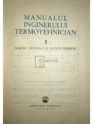 Manualul inginerului termotehnician, vol. 2