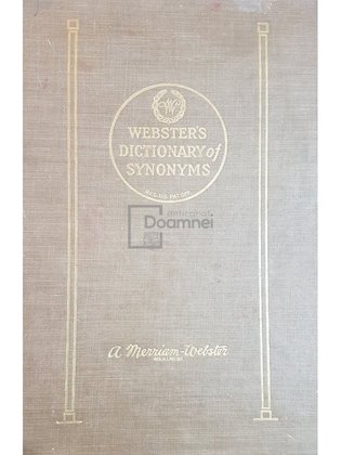 Webster's dictionary of synonyms, first edition