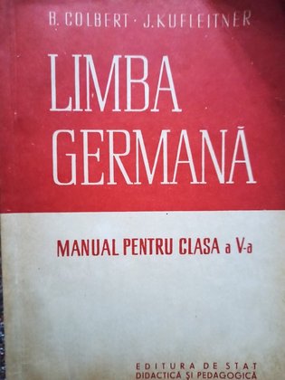 Limba germana - Manual pentru clasa a Va