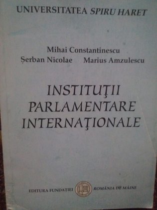 Institutii parlamentare internationale