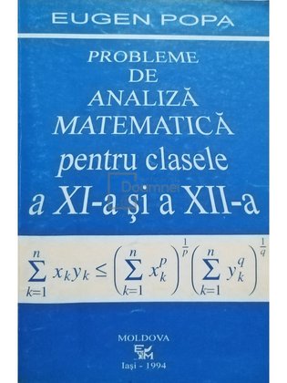 Probleme de analiza matematica pentru clasele a XI-a si a XII-a