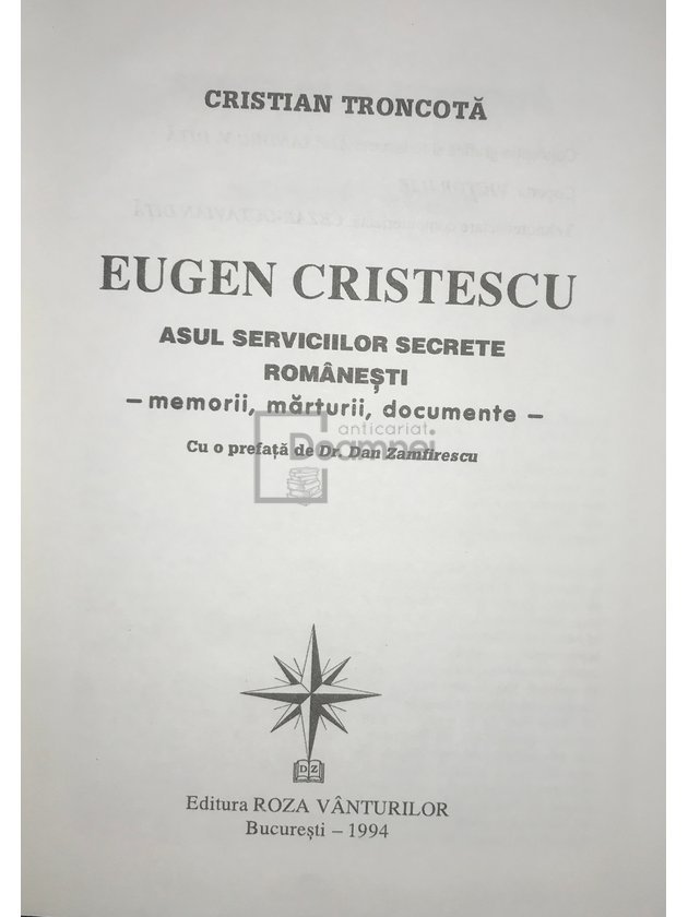 Eugen Cristescu - Asul serviciilor secrete românești