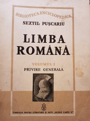 Limba romana, vol. 1 - privire generala