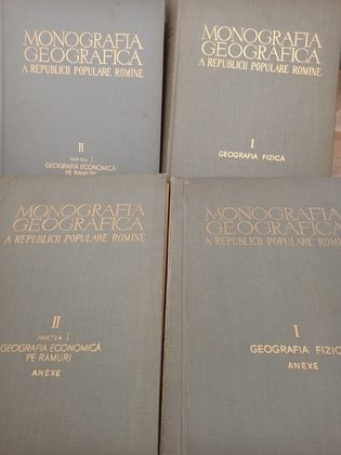 Monografia geografica a Republicii Populare Romane, 2 vol. plus anexe
