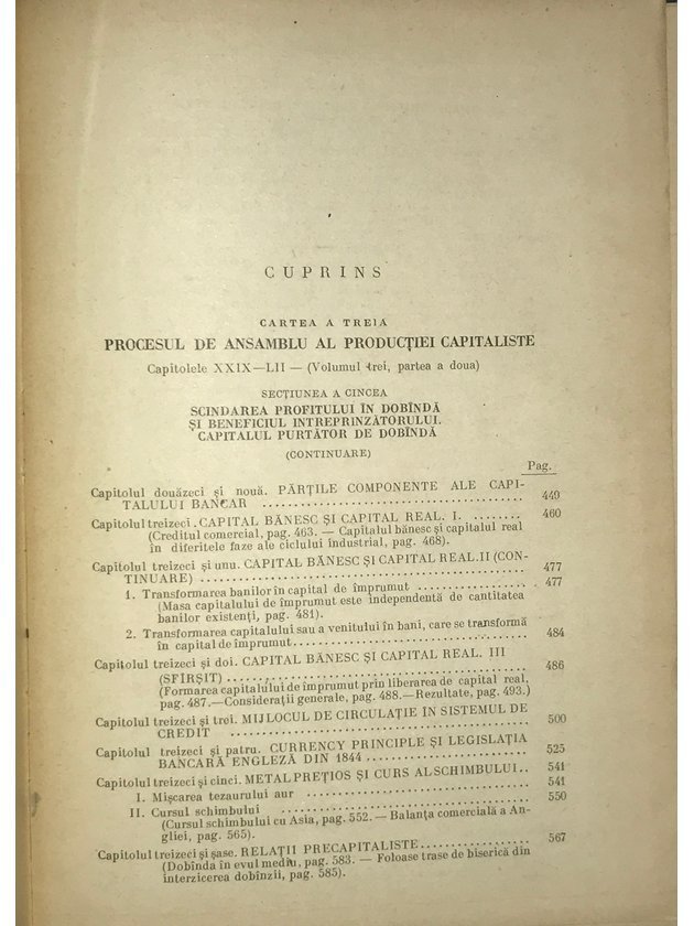 Capitalul, vol. III, partea a II-a, cartea a III-a