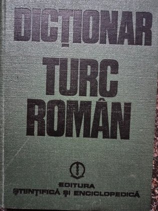 Dictionar turc - roman