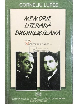 Memorie literară bucureșteană